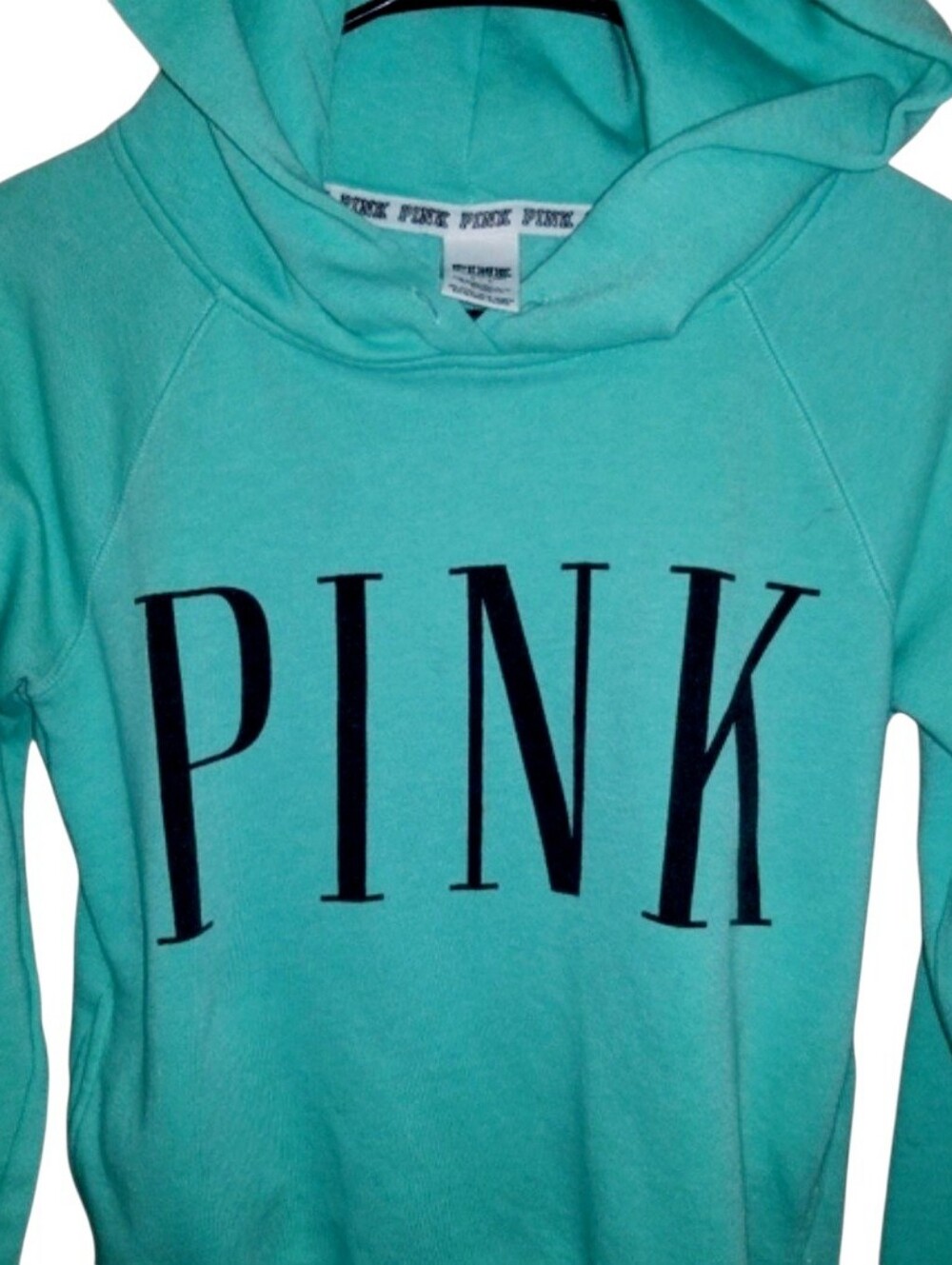 PINK Victoria's Secret Girls' Mint Green Hoodie SIZE SMALL